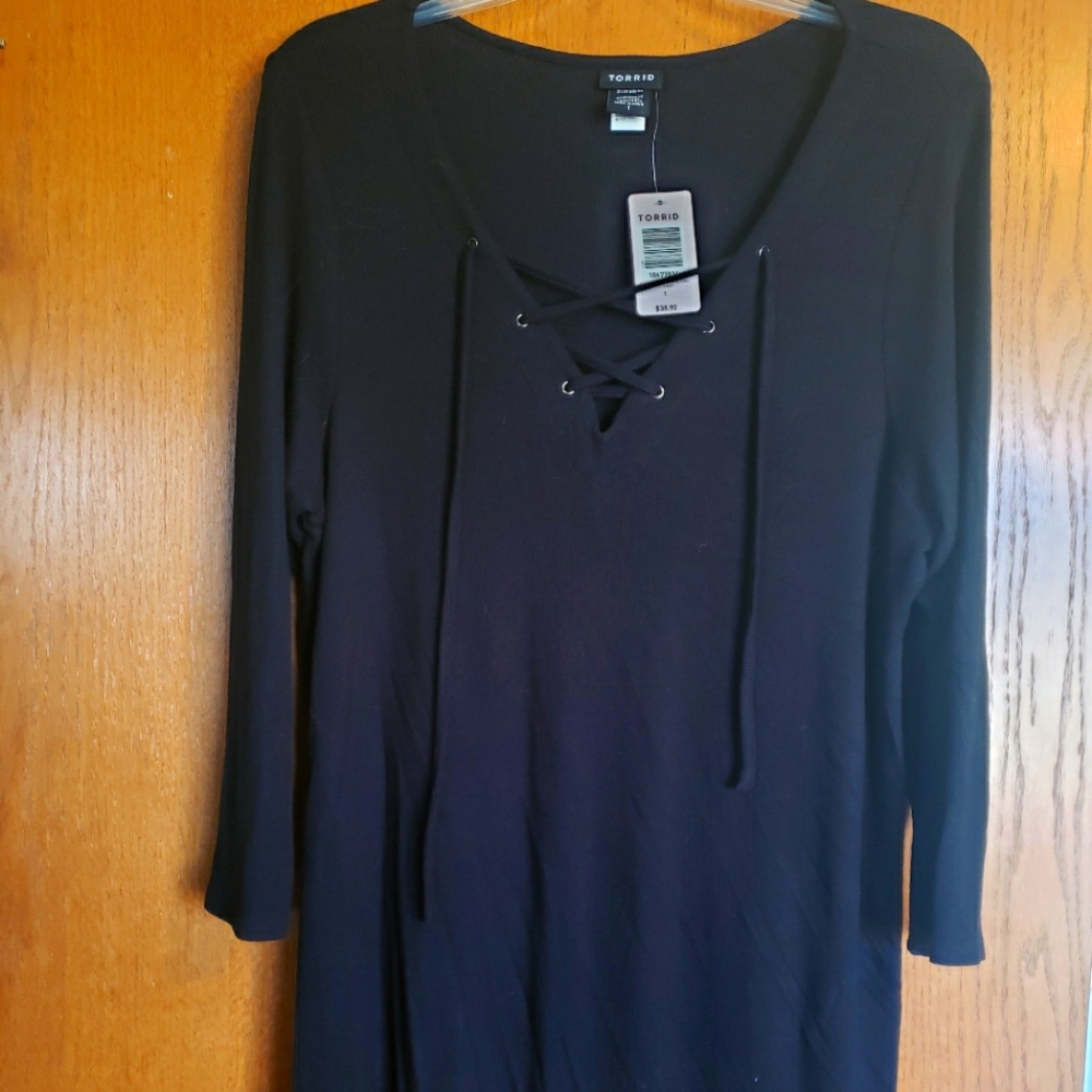Torrid Lace Up Shirt